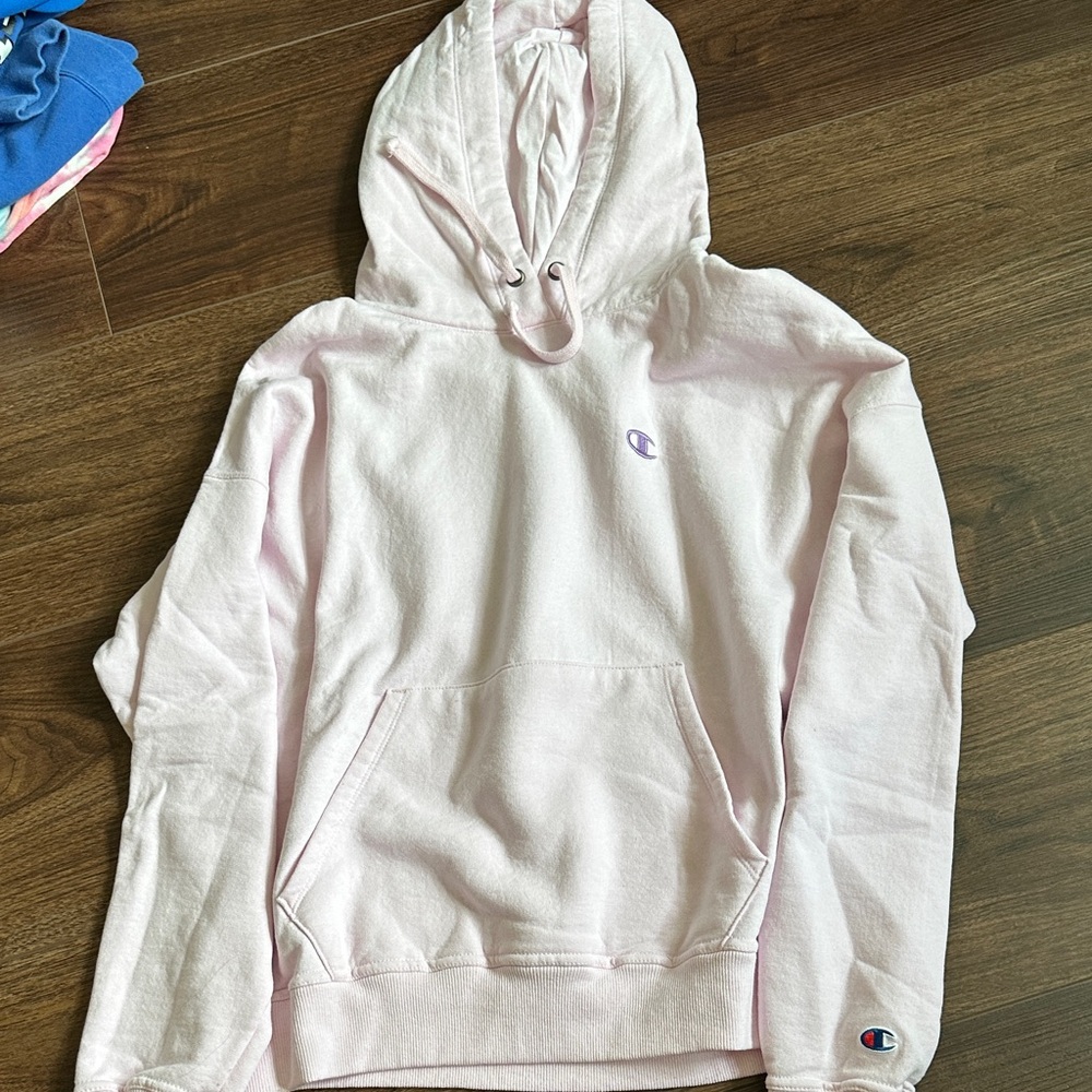 Champion Soft Pink Pullover Hoodie